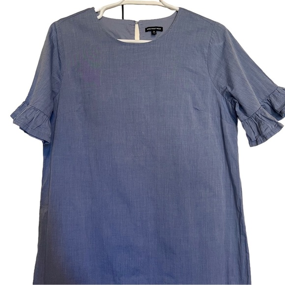 Who What When -Blue Jean light  Chambray Shift Dress 
Womens Size M -Oversized - Picture 6 of 6